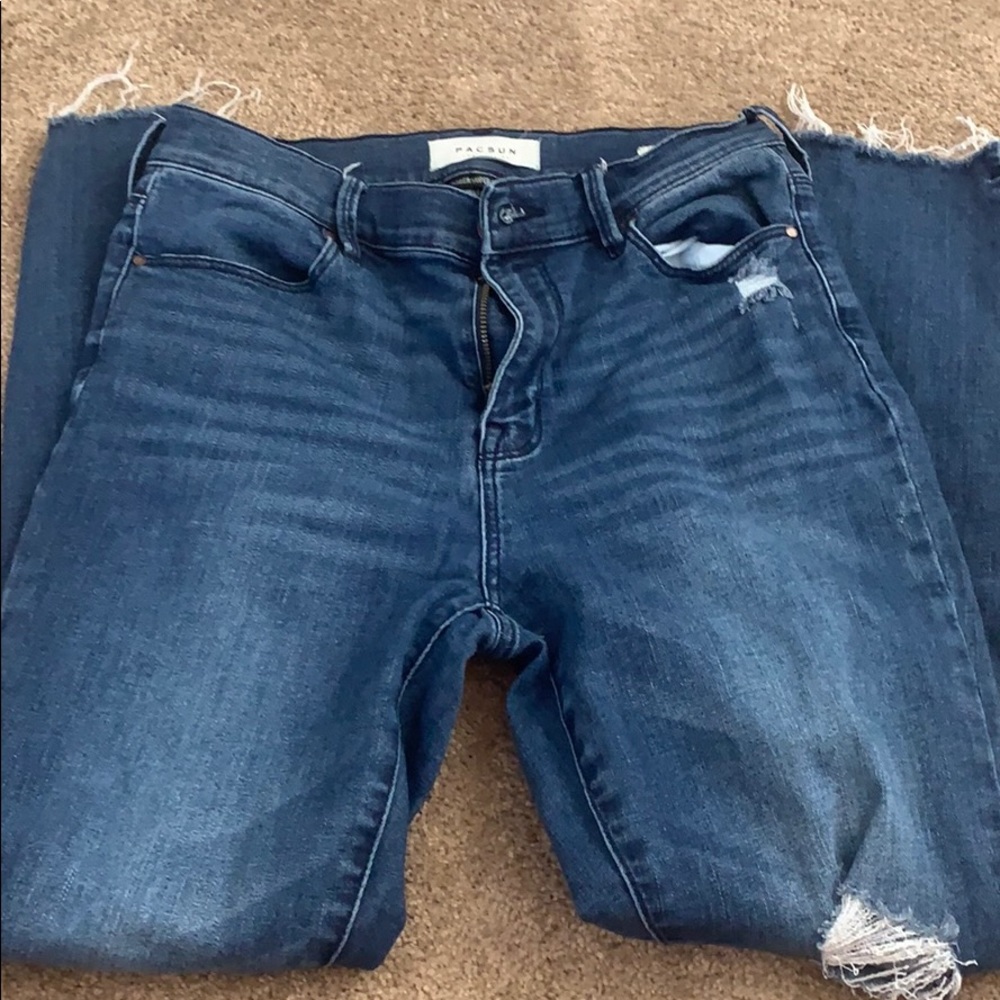 pacsun dark-washed jeans